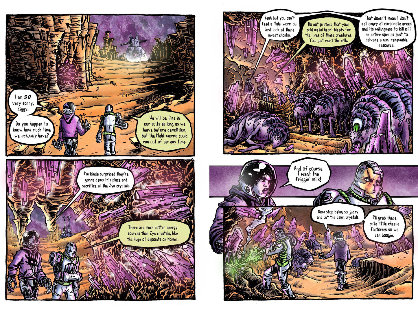 Planet Of 1000 Moons #1 - 52 page Sci-Fi Comic (17+)