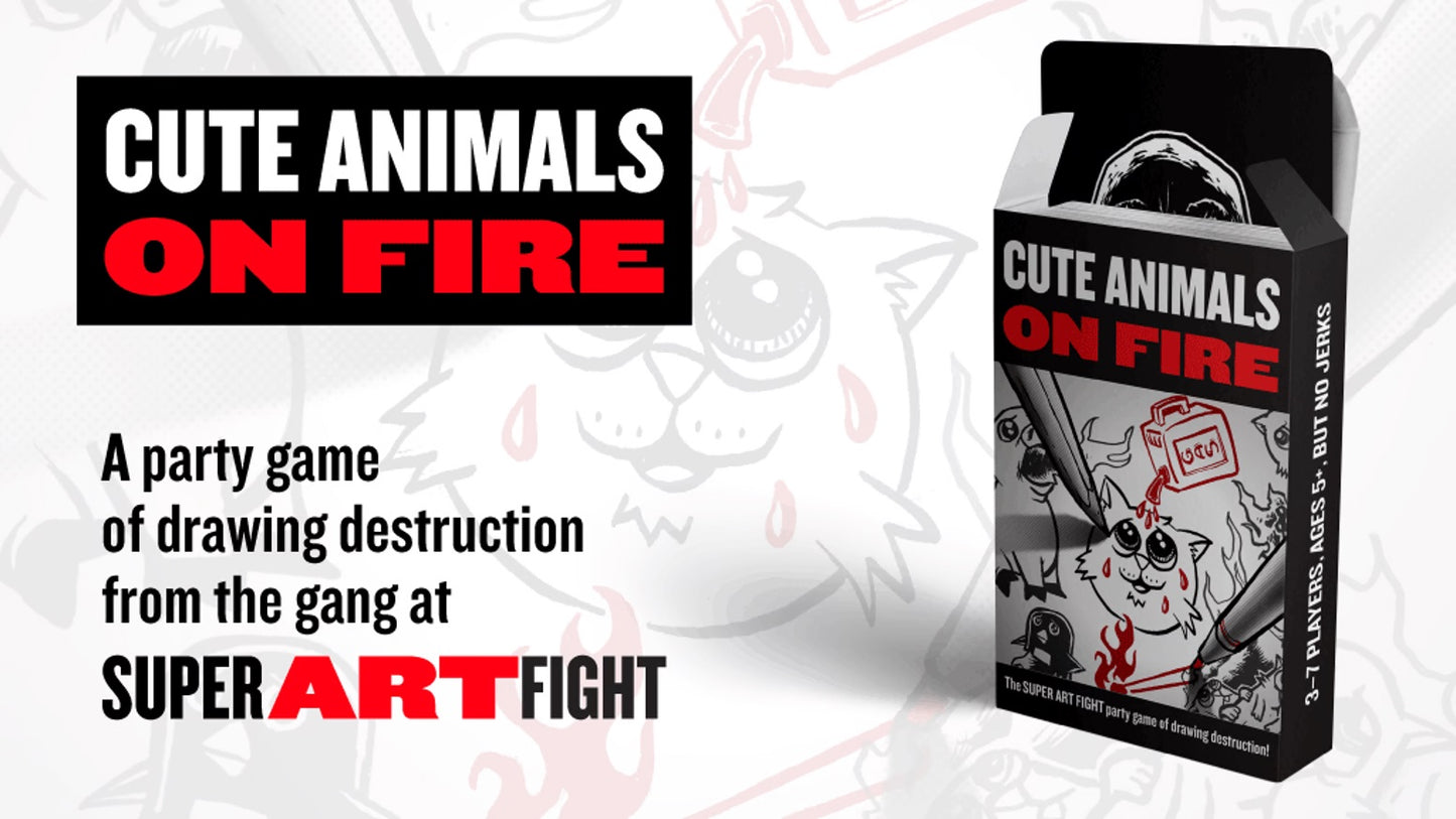 Cute Animals On Fire - Party Game