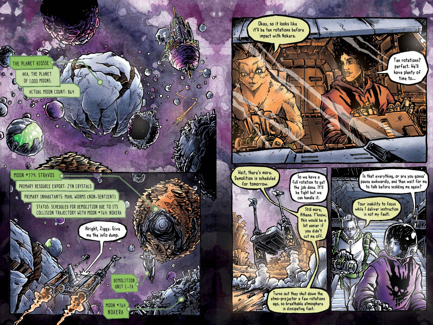 Planet Of 1000 Moons #1 - 52 page Sci-Fi Comic (17+)