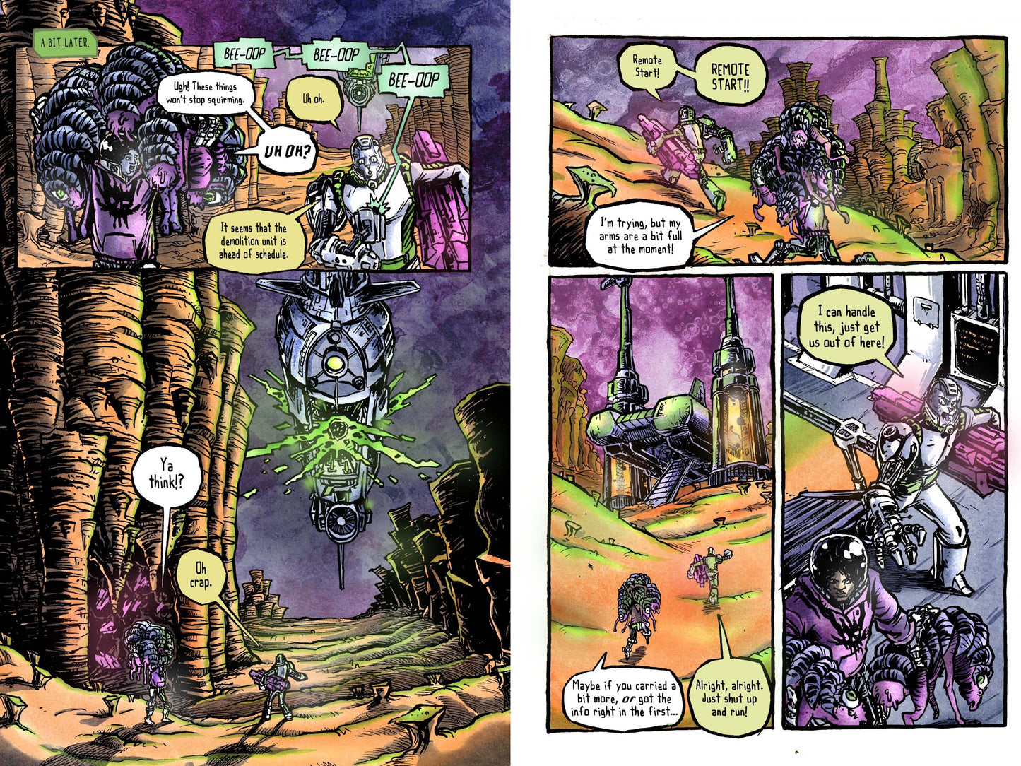 Planet Of 1000 Moons #1 - 52 page Sci-Fi Comic (17+)