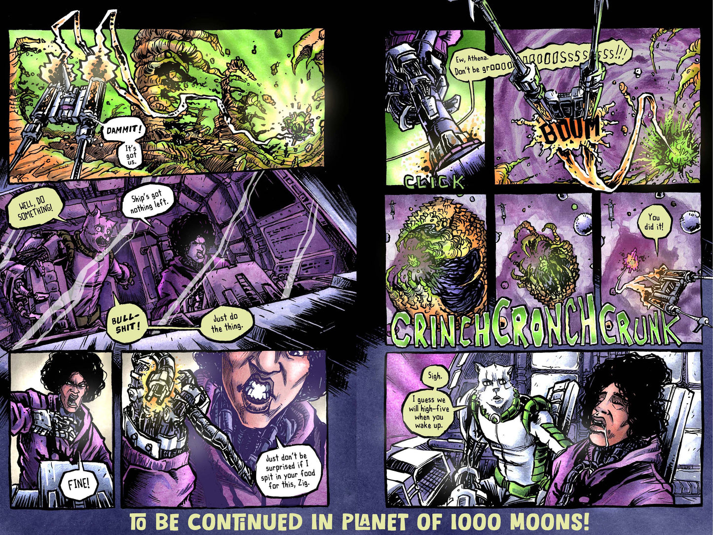 Planet Of 1000 Moons #1 - 52 page Sci-Fi Comic (17+)