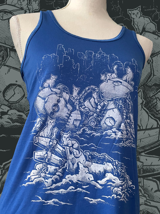 Kitties of the Apocalypse - Flowy Racerback Tank