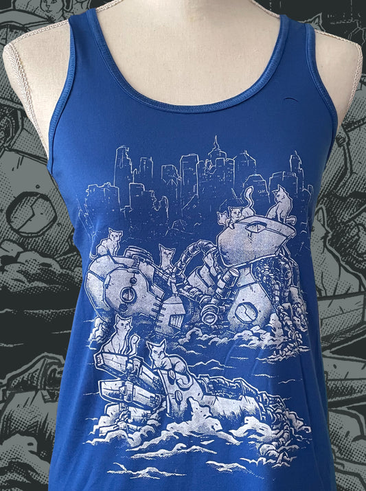 Kitties of the Apocalypse - Flowy Racerback Tank
