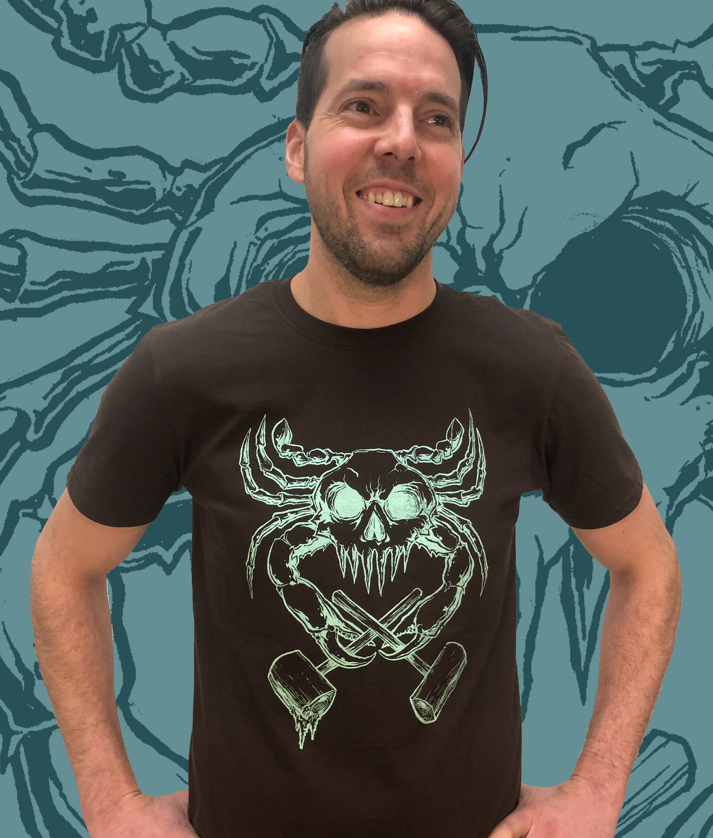 Baltimore Crab Skull - Unisex Crew Neck Tee